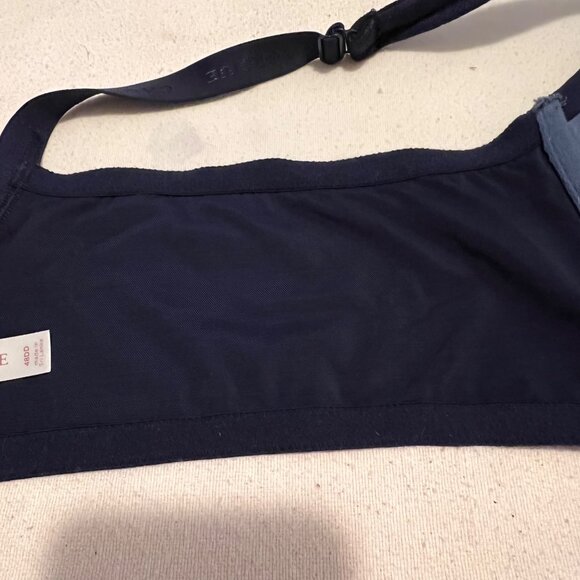 Lane Bryant Cacique 48DD Navy Lace Boost Plunge Bra With Adj Straps Comfortable - Picture 9 of 16